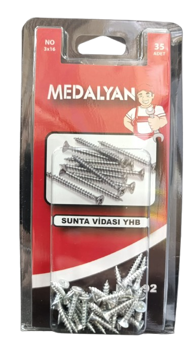 DL-92 3X16 SUNTA VİDASI (MEDALYAN SET) 
